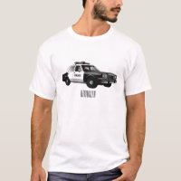 Illustration des Cartoon von Polizeiwagen