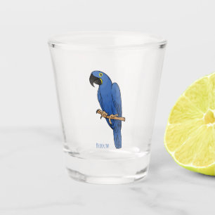 Illustration des Cartoon von Riesenvögeln Schnapsglas