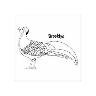 Illustration des Cartoon von Vögeln Gummistempel