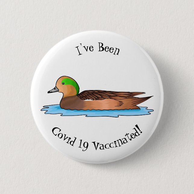 Illustration des Cartoon von Wildvögeln Button (Vorderseite)