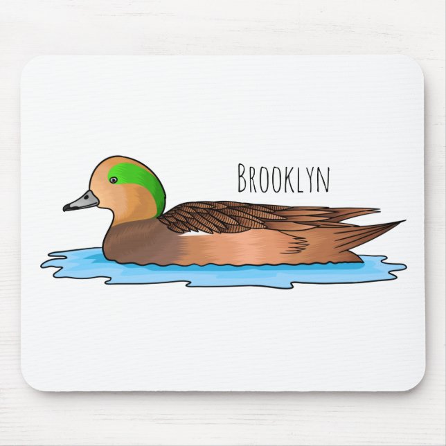 Illustration des Cartoon von Wildvögeln Mousepad (Vorne)