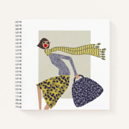 Illustration des Chic Fall Day Notizbuch