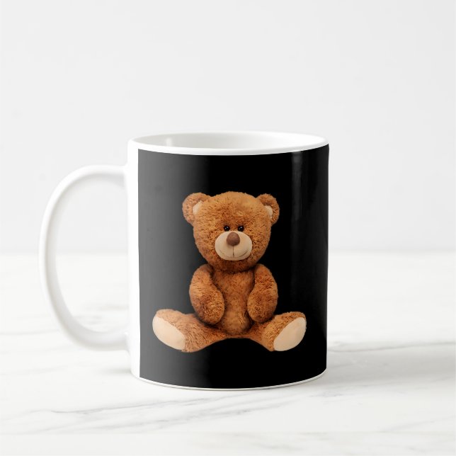 Illustration des echten Teddy-Bären Kaffeetasse (Links)