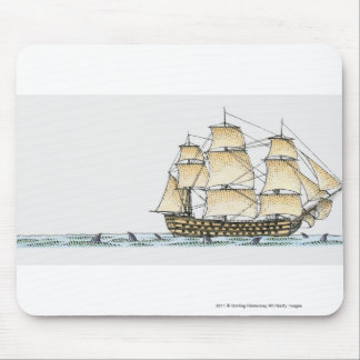 Illustration des Ende des 18. Mousepad