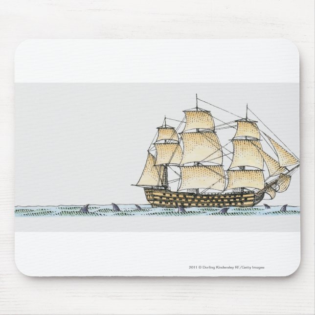Illustration des Ende des 18. Mousepad (Vorne)