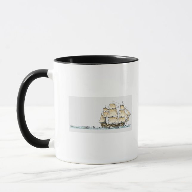 Illustration des Ende des 18. Tasse (Links)
