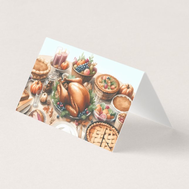 Illustration des Erntedanks Wasserfarbe (Vorderseite)