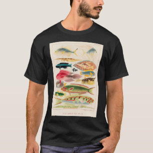 Illustration des Fischfangs des Great Barrier Reef T-Shirt