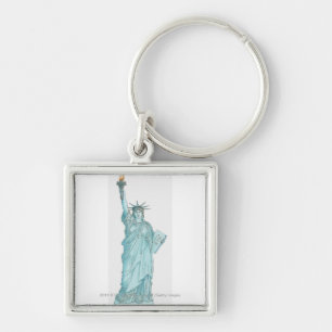 Illustration des Freiheitsstatuen Schlüsselanhänger