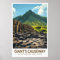 Illustration des Giant's Causeway Nordirland