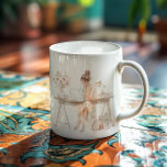 Illustration des Girl Boss | Chic Monogram Kaffeetasse<br><div class="desc">Ein trendiges Monogramm-Design mit einer niedlichen Aquarellbilder einer Frau in ihrem Büro. Perfekt für jeden Kaffee liebenden Mädchenchef. Fügen Sie diesem Design Ihre benutzerdefinierte Formulierung hinzu, indem Sie die Felder "Diese Designvorlage bearbeiten" auf der rechten Seite des Elements verwenden, oder klicken Sie auf die blaue Schaltfläche "Anpassen", um den Text...</div>