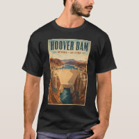Illustration des Hoover-Staudamm-Kraftwerks Reise