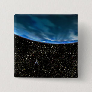 Illustration des Horizontes der Erde Button