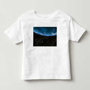 Illustration des Horizontes der Erde Kleinkind T-shirt
