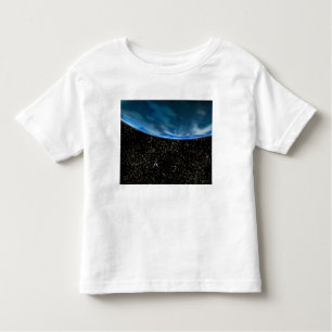 Illustration des Horizonts der Erde Kleinkind T-shirt