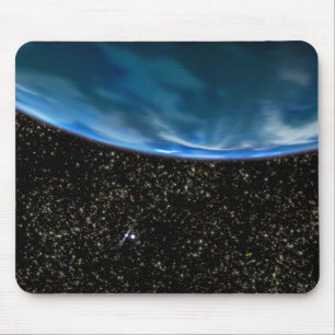 Illustration des Horizonts der Erde Mousepad