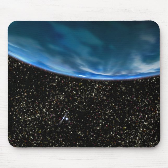 Illustration des Horizonts der Erde Mousepad (Vorne)