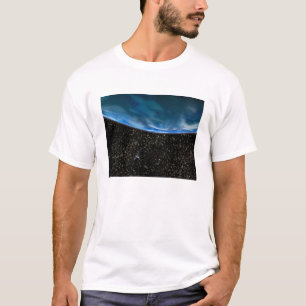 Illustration des Horizonts der Erde T-Shirt