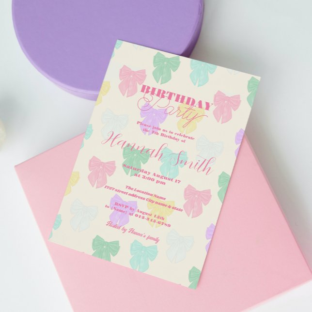 Illustration des hübschen Flachbodens Einladung (Von Creator hochgeladen)