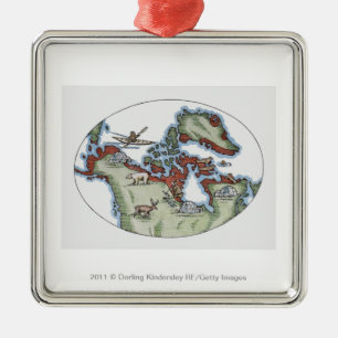 Illustration des Inuitgebiets Ornament Aus Metall