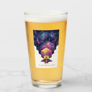 Illustration des James-Webb-Weltraumteleskops Glas