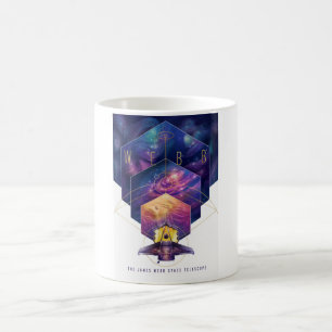 Illustration des James-Webb-Weltraumteleskops Kaffeetasse