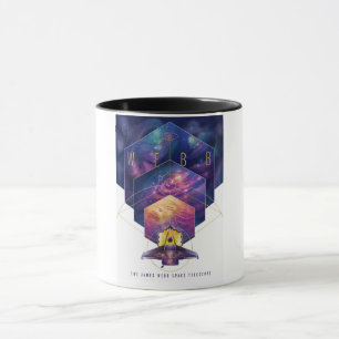 Illustration des James-Webb-Weltraumteleskops Tasse