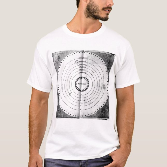 Illustration des Kosmos T-Shirt (Vorderseite)