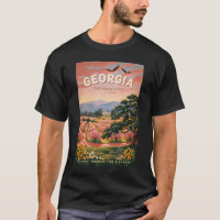 Illustration des Landes Georgien, Reise-, Kunst- V