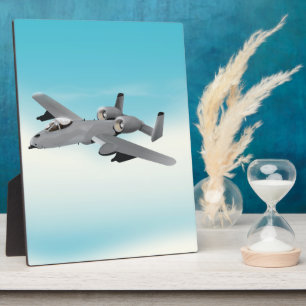 Illustration des militärischen Flugzeug A10 Fotoplatte