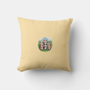 Illustration des niedlichen Cartoon Funny Farm A Kissen