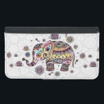 Illustration des Niedlichen Elefanten in Blumenfar Samsung Galaxy S5 Geldbeutel Hülle<br><div class="desc">Niedliche farbenfrohe Retro-Blumenbaby Elefant Illustration mit Blume. Wenn Sie Hilfe bei der Anpassung eines meiner Designs benötigen,  kontaktieren Sie ArtOnWear Designer. Kostenlose Textformatierung mit Live-Hilfe auf Anfrage.</div>