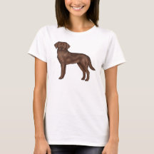 Illustration des Niedlichen Hundes: Schokolade Lab