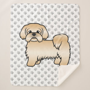 Illustration des Niedlichen Hundes von Gold Shih T Sherpadecke