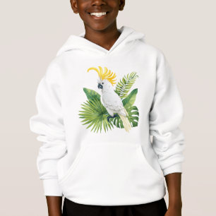 Illustration des Papageien Kakadu Hoodie