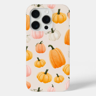 Illustration des Pastel Autumn Pumpkin Pattern Case-Mate iPhone Hülle