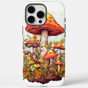 Illustration des Pilzwaldes iPhone 16 Pro Max Hülle