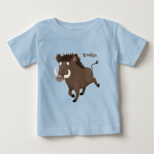 Illustration des Rasierapparats von Wildschweinen Baby T-shirt