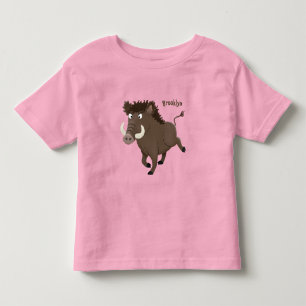 Illustration des Rasierapparats von Wildschweinen Kleinkind T-shirt