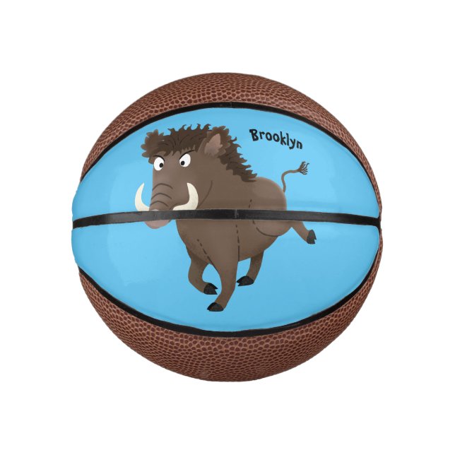 Illustration des Rasierapparats von Wildschweinen Mini Basketball (Vorderseite)