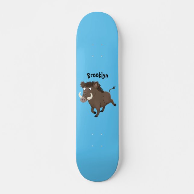 Illustration des Rasierapparats von Wildschweinen Skateboard (Vorne)
