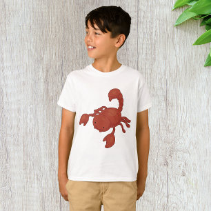 Illustration des roten Skorpions T-Shirt