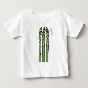 Illustration des Sparagus-Cartoon Baby T-shirt