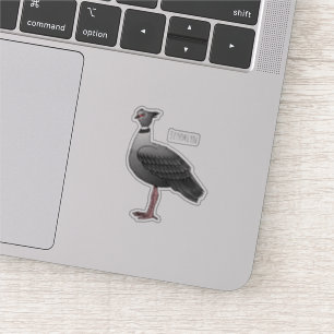 Illustration des südlichen Cartoon der Vogelscheuc Aufkleber