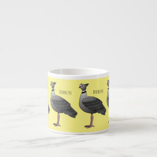 Illustration des südlichen Cartoon der Vogelscheuc Espressotasse