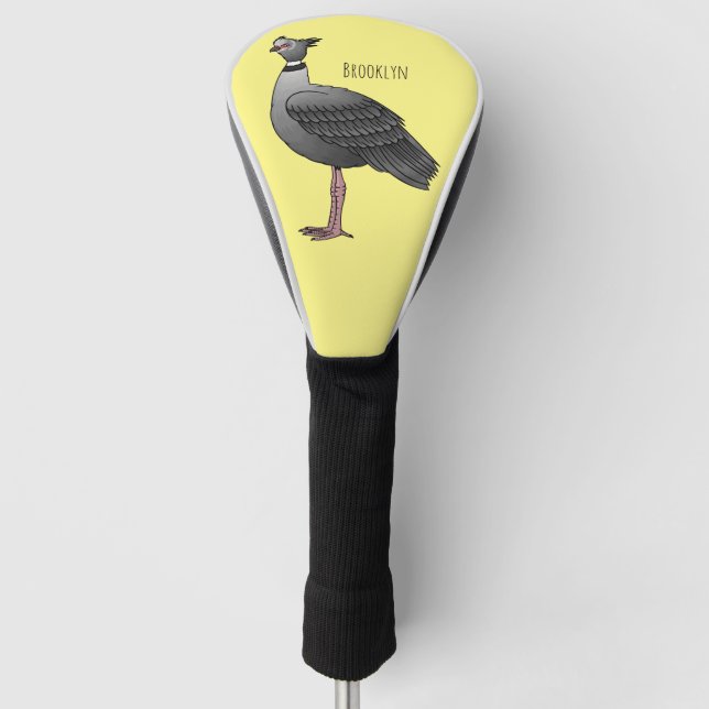 Illustration des südlichen Cartoon der Vogelscheuc Golf Headcover (Vorderseite)