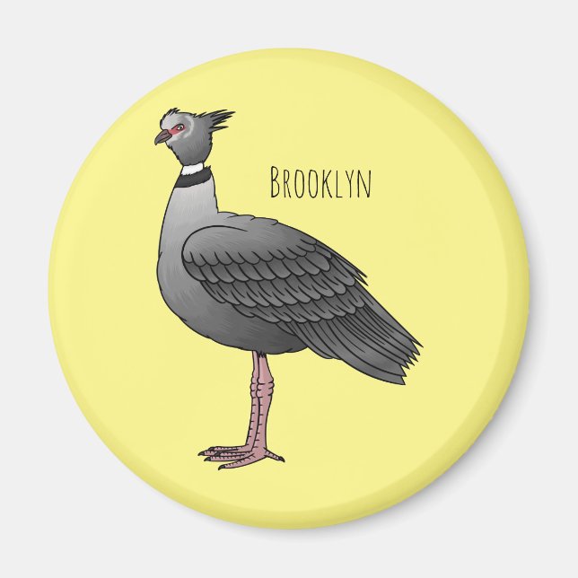 Illustration des südlichen Cartoon der Vogelscheuc Magnet (Vorne)