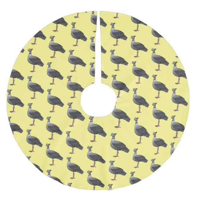 Illustration des südlichen Cartoon der Vogelscheuc Polyester Weihnachtsbaumdecke (Vorderseite)