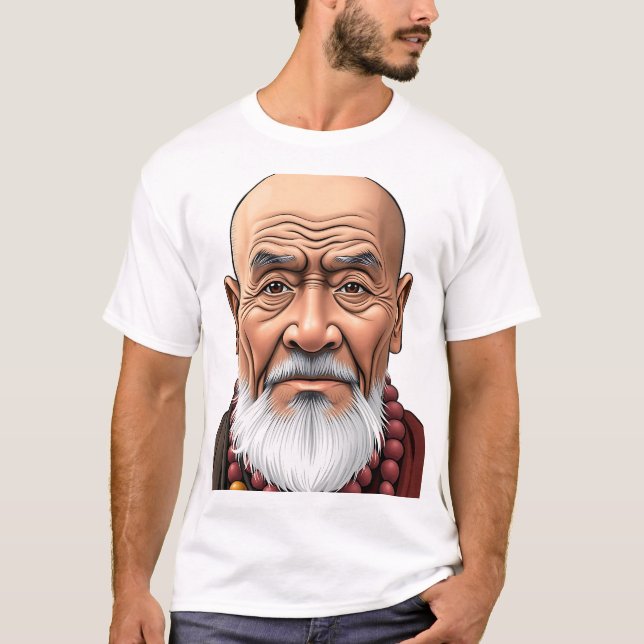 Illustration des tibetischen Elders T-Shirt (Vorderseite)
