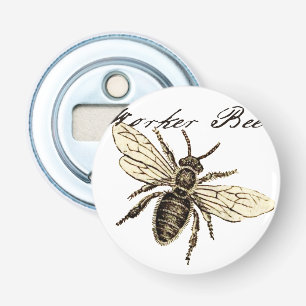 Illustration des Vintagen Bieneninsekts Antike Flaschenöffner